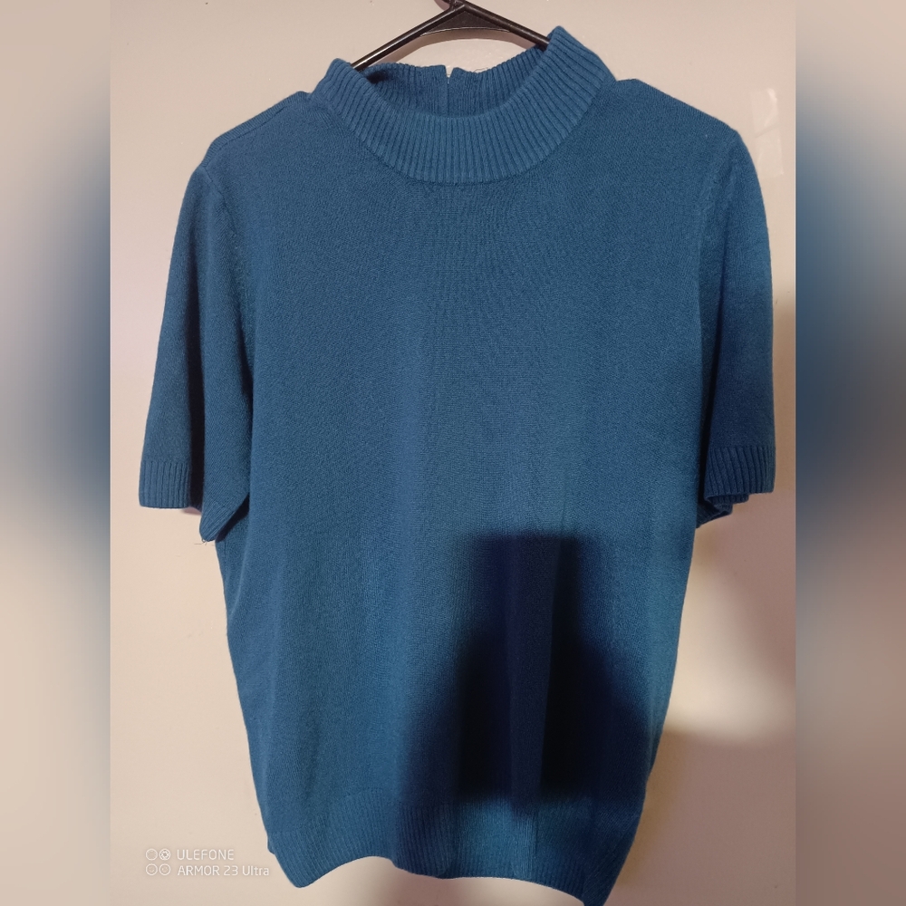 Appleseed's Teal Turtleneck Sweater